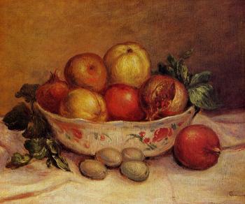 Pierre Auguste Renoir : Still Life with Pomegranates